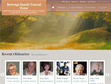 Tablet Screenshot of beveragefamilyfh.com